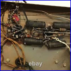 Vintage Heathkit W4-AM Tube Amplifier Amp as-is for parts broken