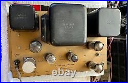 Vintage Heathkit W4-B Monoblock Tube Amp 1950's Tested, Works