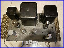 Vintage Heathkit W4 mono tube amplifier EL34, serviced & working