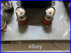 Vintage Heathkit W4 tube amplifier Original Powers On see description