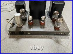 Vintage Heathkit W4 tube amplifier Original Powers On see description