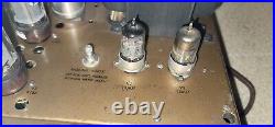 Vintage Heathkit W-5M Mono Tube Power Amplifier Amp Peerless EL34 Works