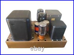 Vintage Heathkit W-5M Tube Amplifier Amp With Cage KT66 With Matching Pre-amp