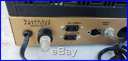 Vintage Heathkit W-5M Tube Mono Amplifier Amp Cage Cover & Chasis