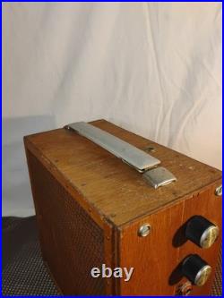 Vintage Home Built Guitar, Harp, Amplifier withSpeaker in Custom Box OOAK (1950s)