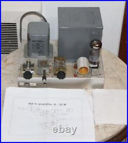 Vintage Homebrew Vacuum Tube Amplifier Am Broadcaster Transmitter 8 35w