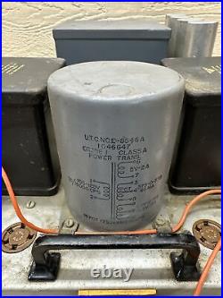 Vintage Industrial Tube Amplifier / Power Supply Triad, UTC, Gilfillan Bros