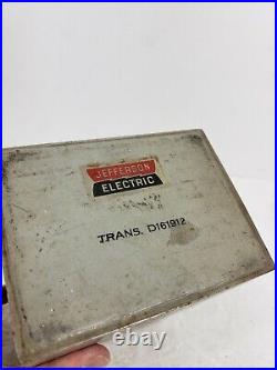 Vintage Jefferson Electric Radio Amplifier Trans D161912 Plate Mount