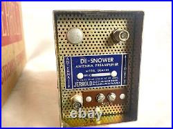 Vintage Jerrold DSA-62 De-Snower Antenna Pre Amplifier Vacuum Tube Amp NOS