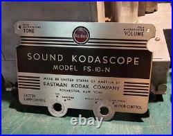 Vintage KODAK Projector FS-10-N Mono Tube Amplifier Quad 6V6, 6J5, 6J7