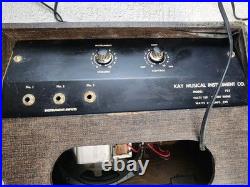 Vintage Kay Model 703 Tube Amplifier 1960s All Original Fully Working