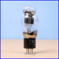Vintage Ken-Rad 2A3 Amp Tube Power Triode DD Getter Dual Black Plates Tests 102%