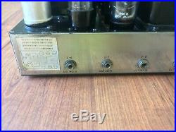 Vintage Knight 60 HiFi H-fi Basic Amplifier Vacuum Tube powers up