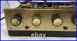 Vintage Knight Stereo Tube Amplifier Model Kn 530 For Parts Or Repair