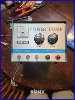 Vintage Kris Boomer Linear Tube Amplifier As Is Parts/Repair