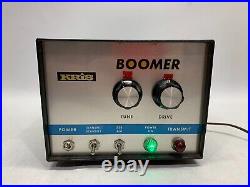 Vintage Kris Boomer Linear Tube Amplifier Powers On