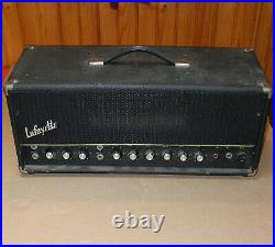 Vintage Lafayette U-50 Lead Tube Guitar Amp Head Amplifier Made by Univox As-Is