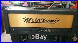 Vintage Lee Jackson Metaltronix M-1000 100-Watt Tube Amplifier, been refurbished