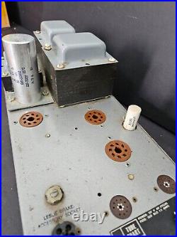 Vintage Leslie 122 Tube Amplifier Hammered Finish Tested Great L39