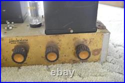 Vintage Liberty Phone High Fidelity Tube Amplifier For Parts or Restoration