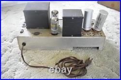 Vintage Liberty Phone High Fidelity Tube Amplifier For Parts or Restoration