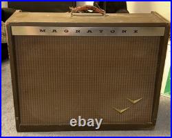Vintage MAGNATONE CUSTOM 280 Stereo Guitar Amplifier VIBRATO Tube Amp TESTED