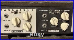 Vintage MAGNATONE CUSTOM 280 Stereo Guitar Amplifier VIBRATO Tube Amp TESTED