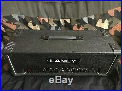 Vintage Made In England 1989 Laney Aor Series Pro Tube Lead 50 Guitar Amp Head