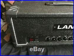 Vintage Made In England 1989 Laney Aor Series Pro Tube Lead 50 Guitar Amp Head
