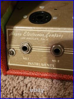 Vintage Magna Electronic Magnatone 8318A Guitar Amplifier Tube 50-60 Cycle Amp