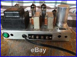Vintage Magnavox 6BQ5/EL84 Single Ended Stereo Tube Amp