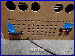 Vintage Magnavox 6BQ5 Tube Stereo Amplifier in custom wood cabinet