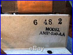 Vintage Magnavox AMP-150-AA Tube Amplifier Quad 6V6 RESTORED Works Well with Tubes