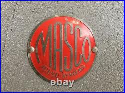 Vintage Masco MA-25P Vacuum Tube Amp Amplifier with RARE Record Player