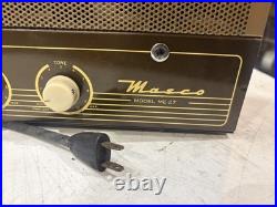 Vintage Masco Me-27 Pa Tube Amplifier amp