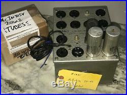 Vintage McIntosh 20-W-2 6V6 6J5 Tube Amplifier Tested working