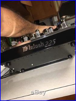 Vintage McIntosh 225 MC-225 Tube Power Amp Amplifier 7591