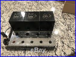 Vintage McIntosh MC225 tube amplifier with tube Play Video inside