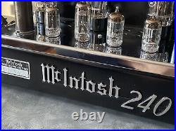 Vintage McIntosh MC240 6L6GC Tube Amplifier 40WPC Fully Restored / Recapped
