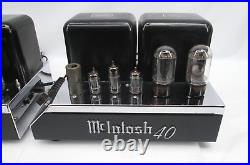 Vintage McIntosh MC40 Mono Tube Power Amplifier Pair