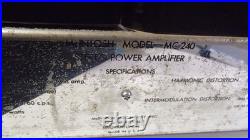 Vintage McIntosh Tube Amplifier MC240
