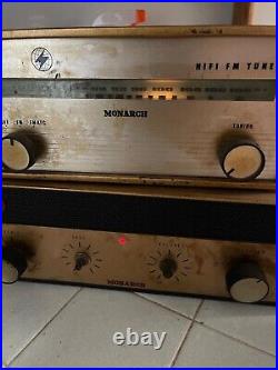 Vintage Monarch Tube Hi-Fi FM Tuner & Amplifier