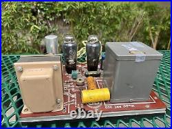 Vintage Mono Peri 50 Watt Power Amplifier El37 Tubes For Restoration Single
