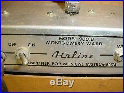 Vintage Montgomery Ward Airline 9001B Tube Guitar Combo Amp amplifier