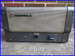 Vintage Motorola police radio guitar tube amp project 60's head chassis