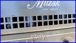 Vintage Muzak 1008A Tube Amplifier AMP 6v6gt 5y3 12ax7 MIC Untest Vintage Muzak 1008A Tube Amplifier AMP 6v6gt 5y3 12ax7 MIC Untest