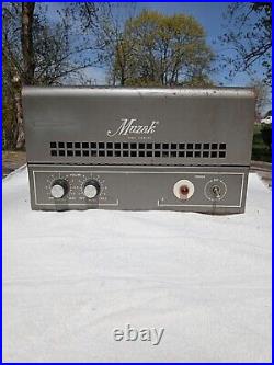 Vintage Muzak Tube Amplifier Amp