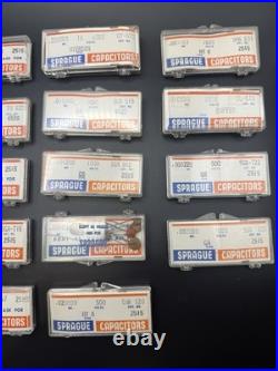 Vintage NOS Sprague Capacitors Lot GA / HYK / 5GA / High Voltage Film Caps