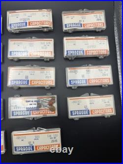Vintage NOS Sprague Capacitors Lot GA / HYK / 5GA / High Voltage Film Caps