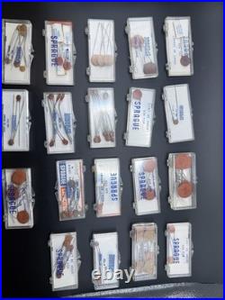 Vintage NOS Sprague Capacitors Lot GA / HYK / 5GA / High Voltage Film Caps